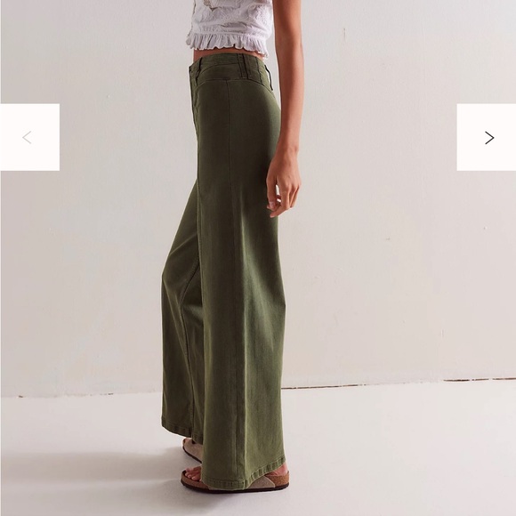 We The Free Olive Wide-Leg Jeans - Picture 6 of 8